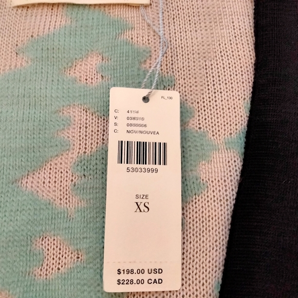 NWT Sz XS Anthro Aldomartin's Fair Isle Long Cardigan - Picture 4 of 13